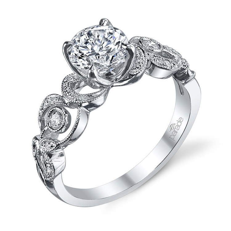 Parade Hera Bridal R3124 Platinum Diamond Engagement Ring