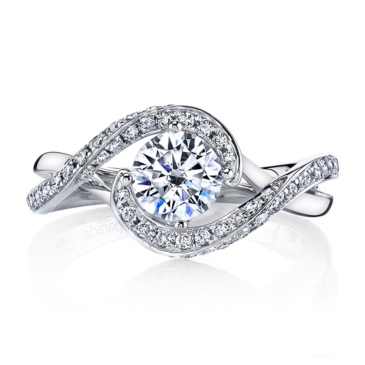 Parade Hemera Bridal R3152 14 Karat Diamond Engagement Ring
