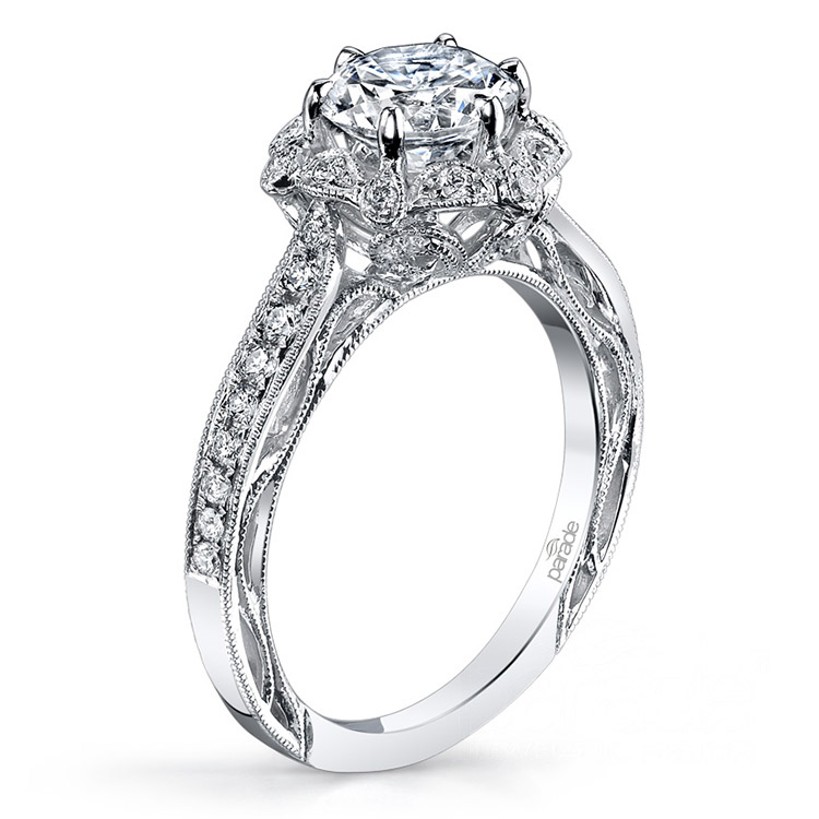Parade Hera Bridal R3192 Platinum Diamond Engagement Ring Alternative View 1