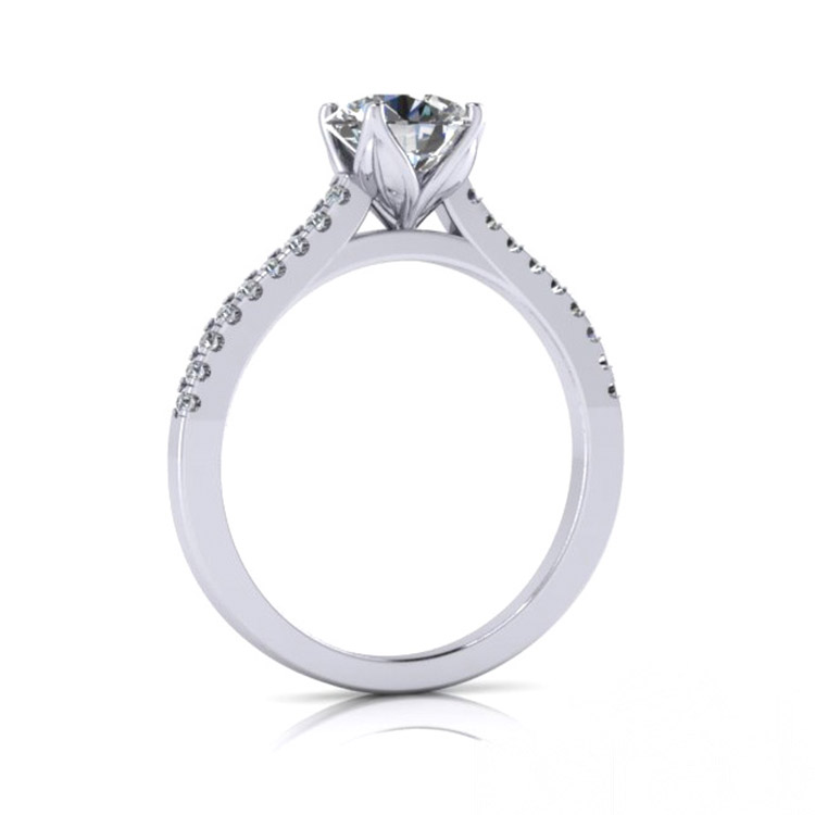 Parade New Classic R3268 18 Karat Diamond Engagement Ring Alternative View 1