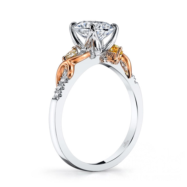 Parade Reverie Bridal R3293 Platinum Diamond Engagement Ring Alternative View 1