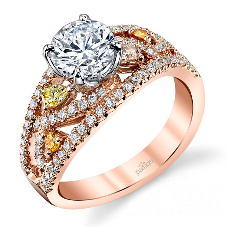 Parade Reverie Bridal R3295 18 Karat Diamond Engagement Ring