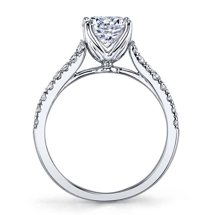 Parade New Classic R3311 Platinum Diamond Engagement Ring Alternative View 1