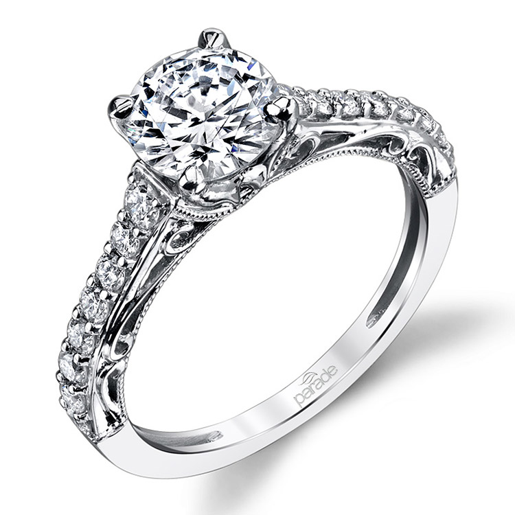 Parade Hera Bridal Platinum Diamond Engagement Ring R3408