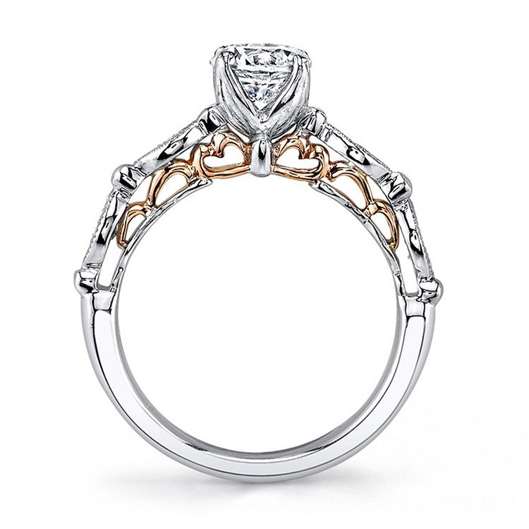 Parade Hemera Bridal Platinum Diamond Engagement Ring R3461 Alternative View 1