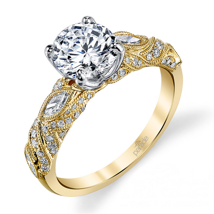 Parade Hera Bridal Platinum Diamond Engagement Ring R3493 Alternative View 3