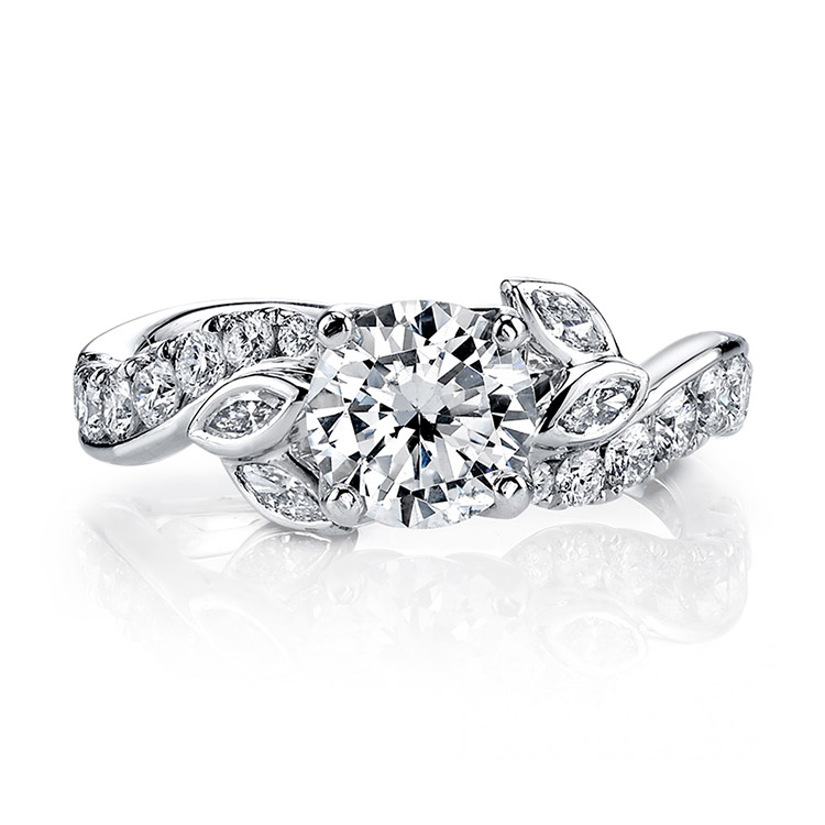 Parade Lyria Bridal 18 Karat Diamond Engagement Ring R3523 Alternative View 1