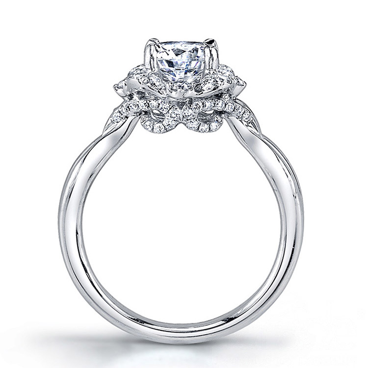 Parade Hemera Bridal Platinum Diamond Engagement Ring R3544 Alternative View 1