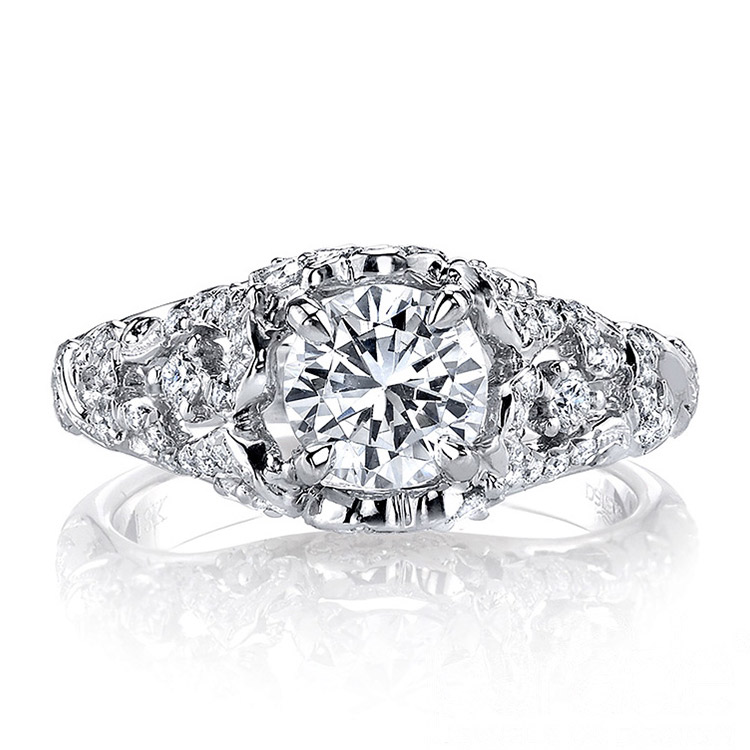 Parade Hera Bridal 14 Karat Diamond Engagement Ring R3555 Alternative View 2