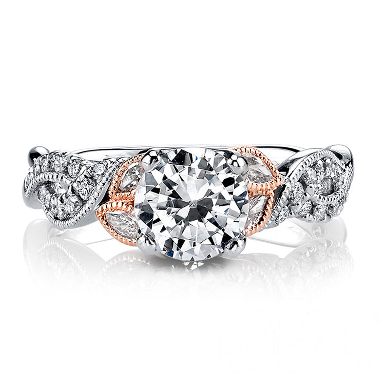 Parade Lyria Bridal 14 Karat Diamond Engagement Ring R3567 Alternative View 1