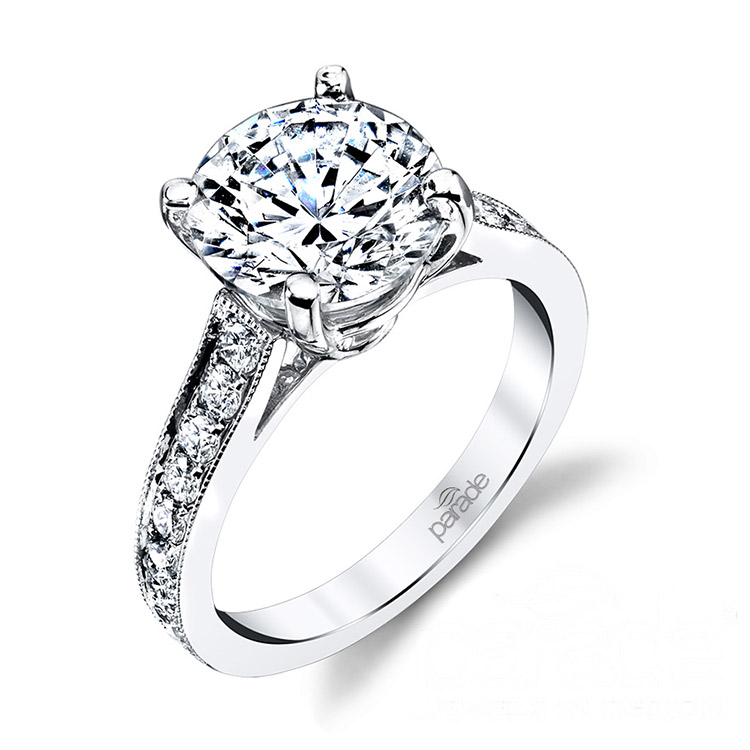 Parade New Classic Platinum Diamond Engagement Ring R3569