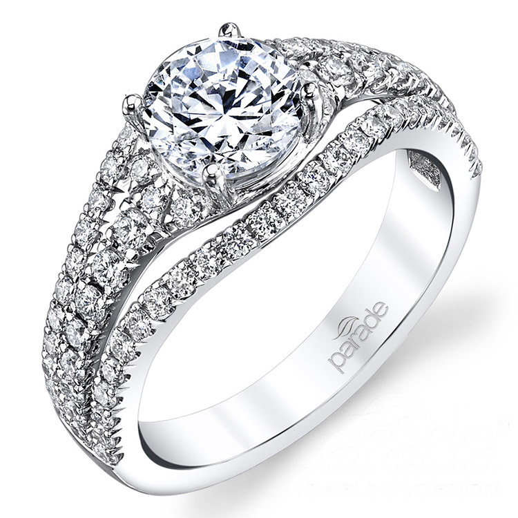 Parade Hemera Bridal Platinum Diamond Engagement Ring R3657