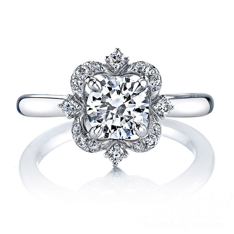 Parade Hemera Bridal Platinum Diamond Engagement Ring R3672