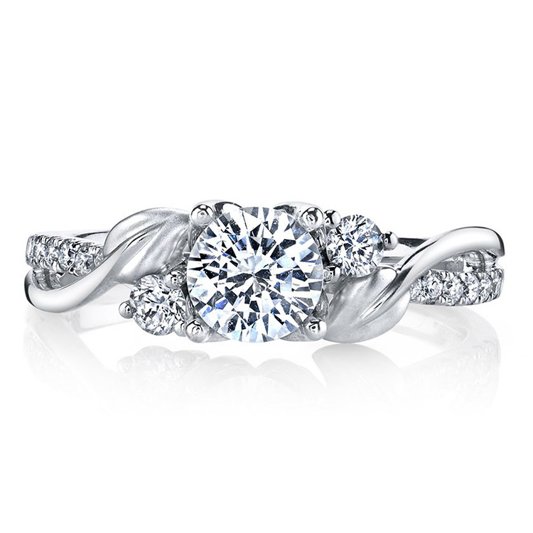 Parade Lyria Bridal 18 Karat Diamond Engagement Ring R3707 Alternative View 1