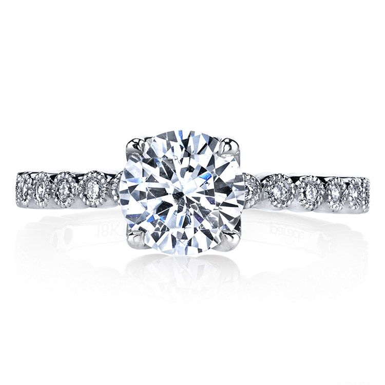 Parade New Classic Platinum Diamond Engagement Ring R3726
