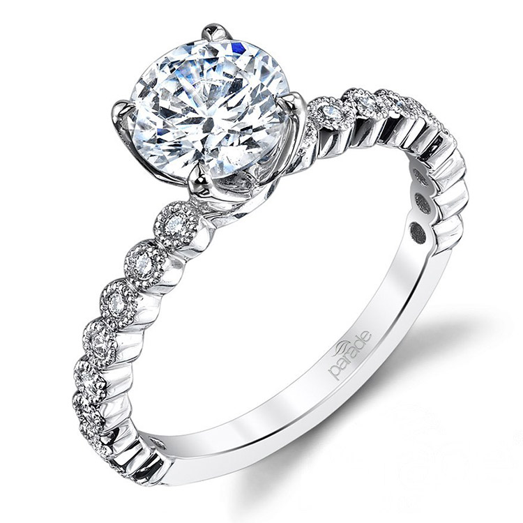 Parade New Classic Platinum Diamond Engagement Ring R3726