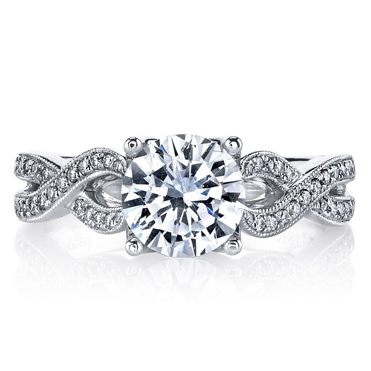 Parade Hemera Bridal 18 Karat Diamond Engagement Ring R3733 Alternative View 1