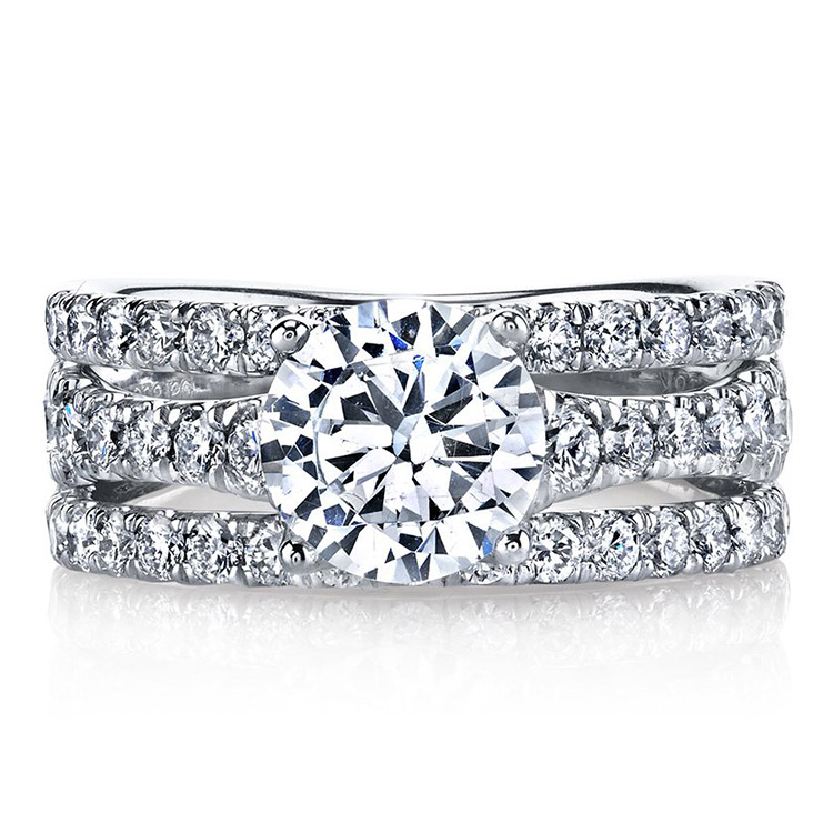Parade Hemera Bridal Platinum Diamond Engagement Ring R3741