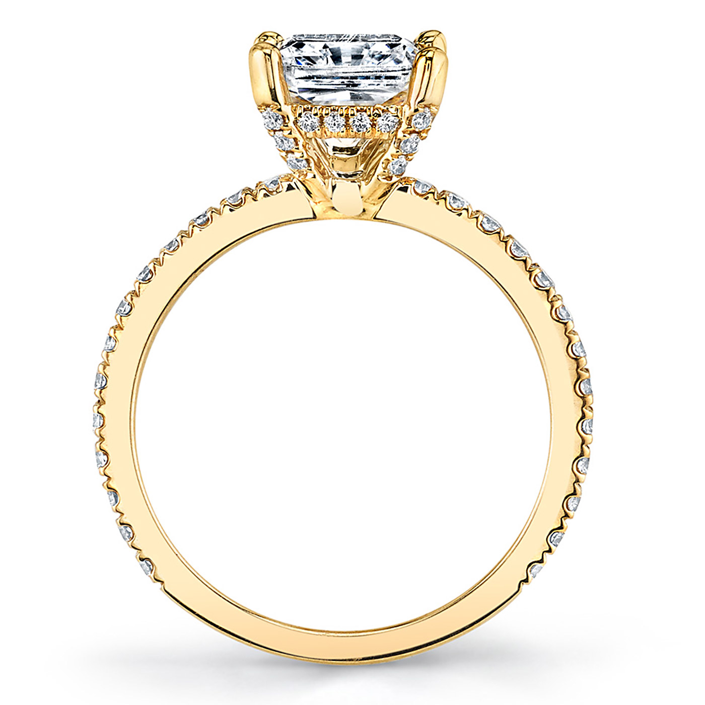 Parade New Classic Platinum Diamond Engagement Ring R3920 Alternative View 1