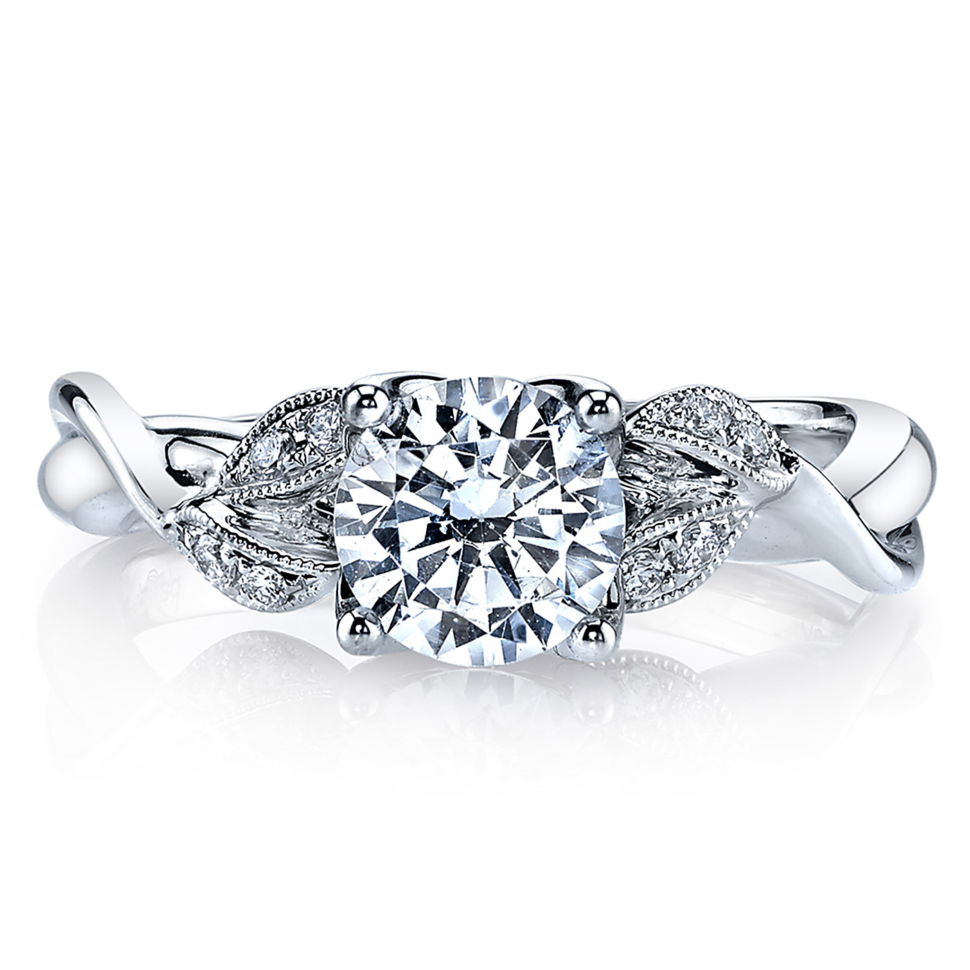 Parade Lyria Bridal 14 Karat Diamond Engagement Ring R3928 Alternative View 2