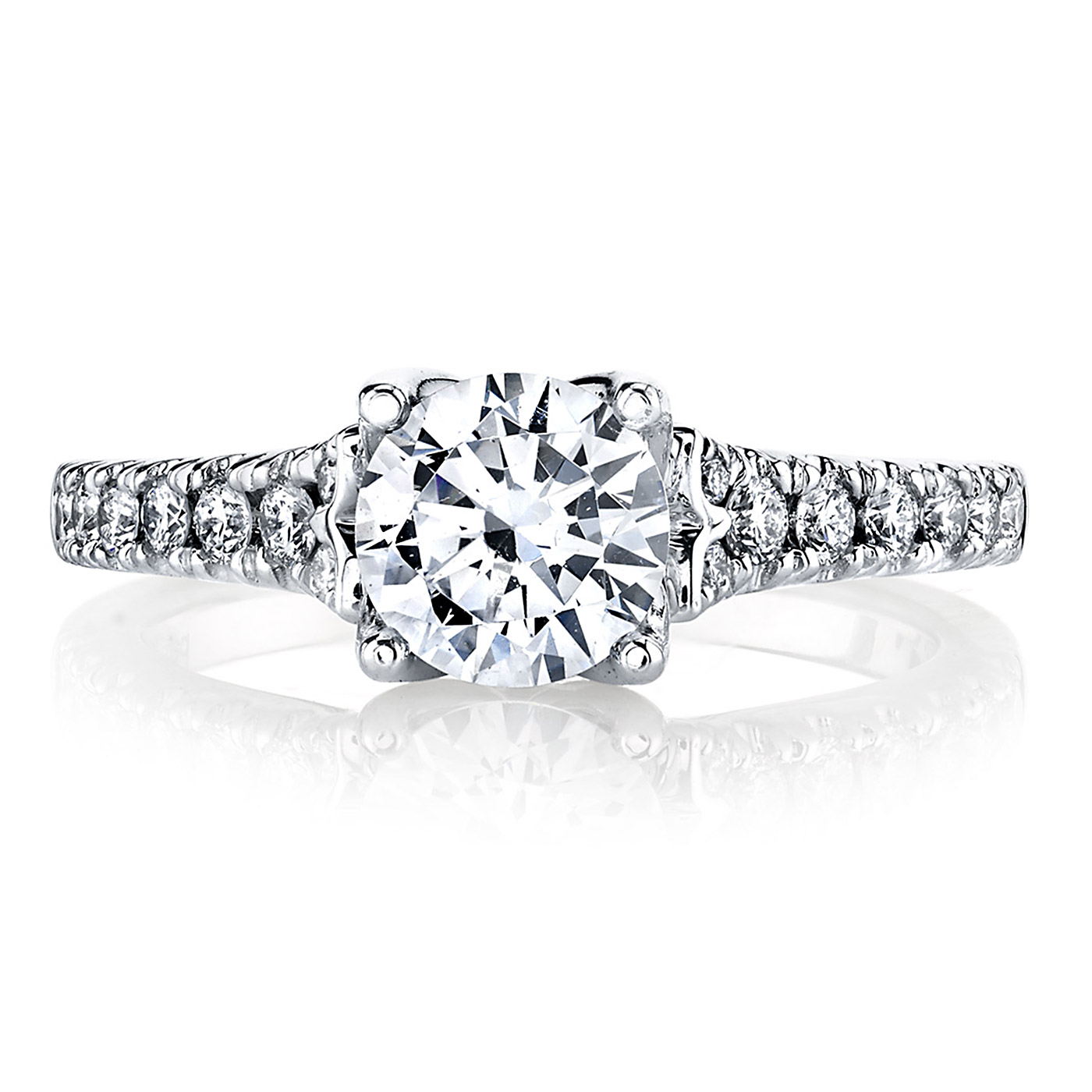 Parade New Classic 14 Karat Diamond Engagement Ring R3935 Alternative View 2