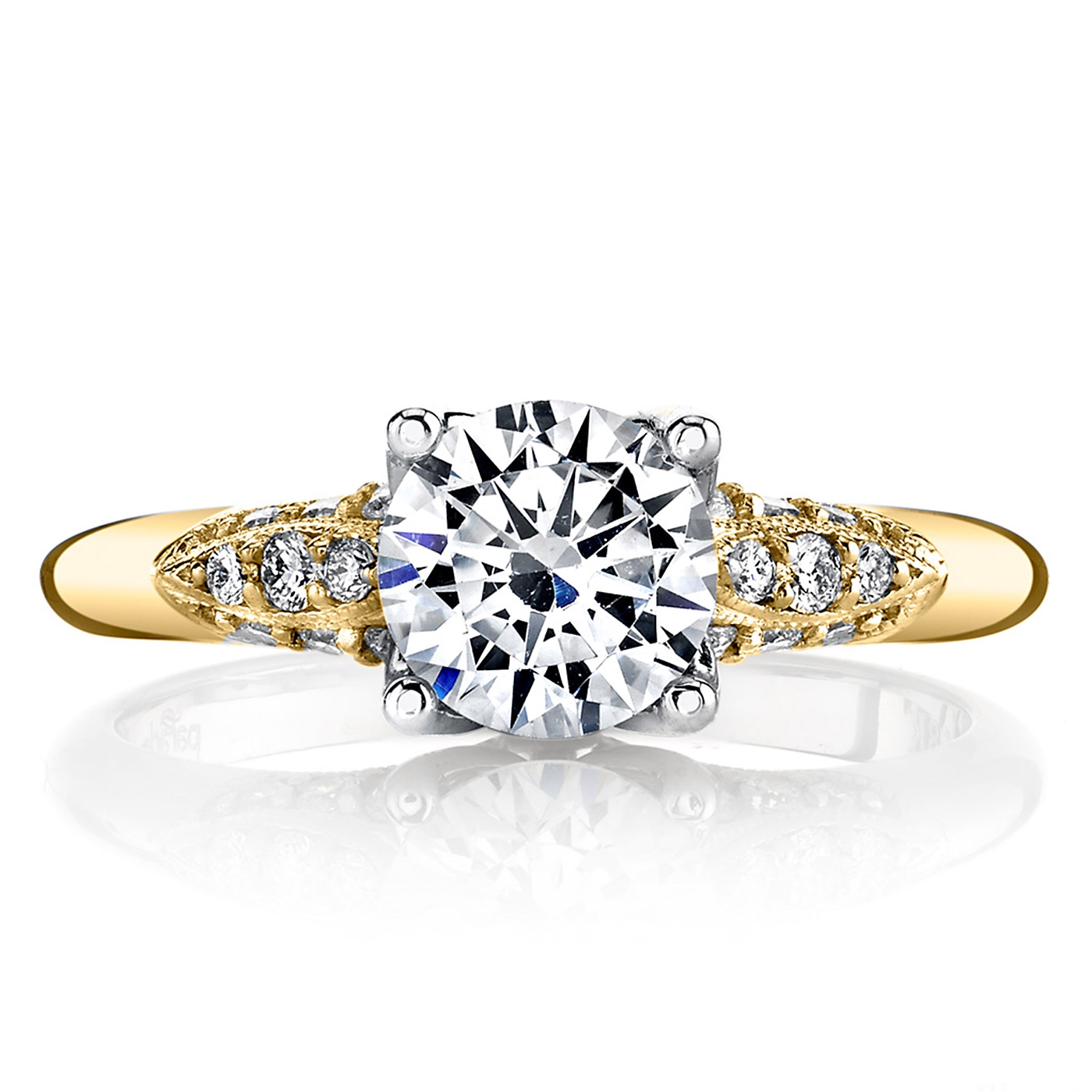 Parade Hera Bridal 14 Karat Diamond Engagement Ring R3942 Alternative View 4