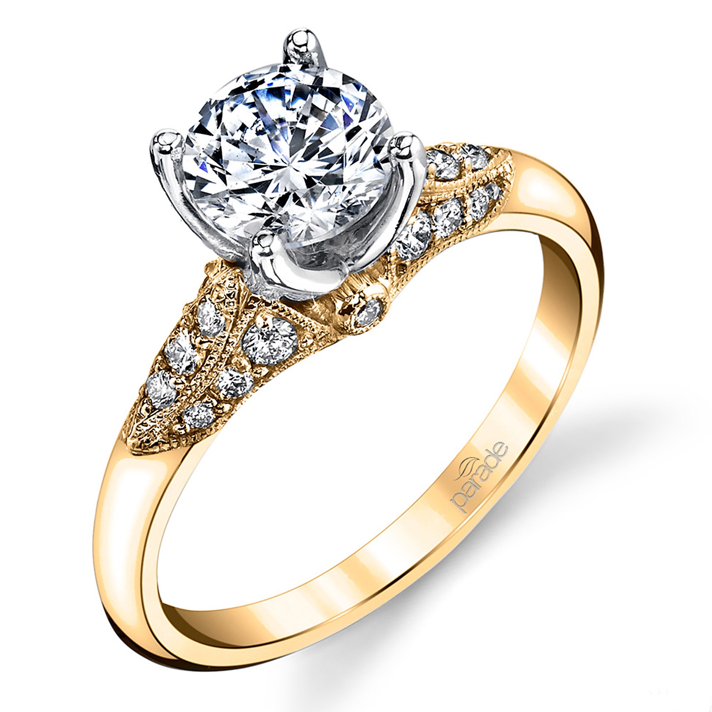 Parade Hera Bridal 14 Karat Diamond Engagement Ring R3942 Alternative View 3