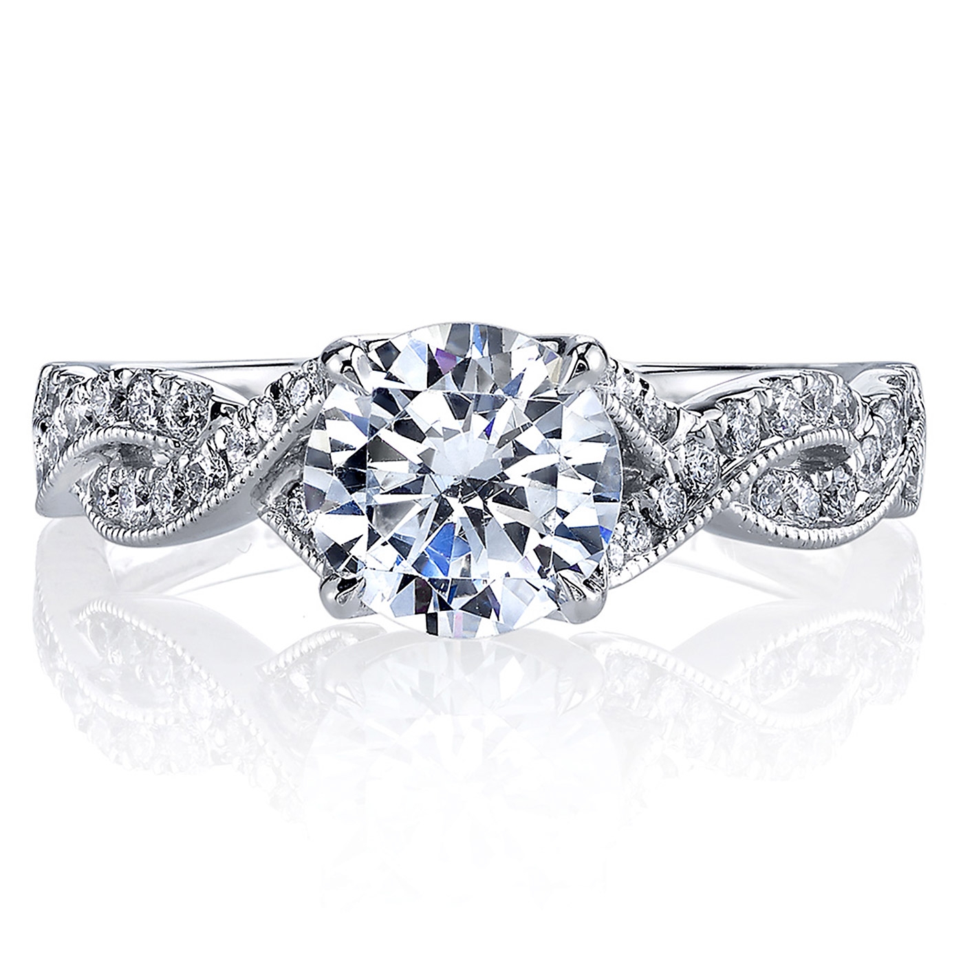 Parade Hemera Bridal Platinum Diamond Engagement Ring R3967