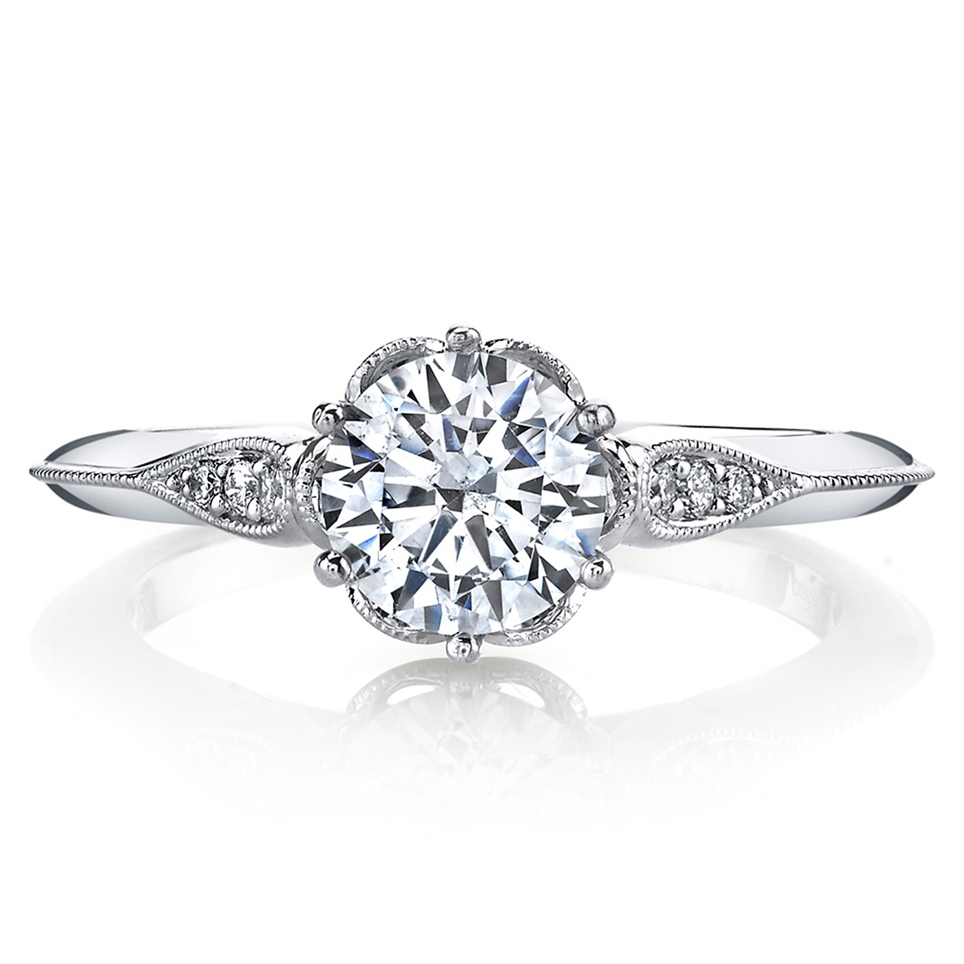 Parade Hera Bridal 18 Karat Diamond Engagement Ring R3976 Alternative View 1