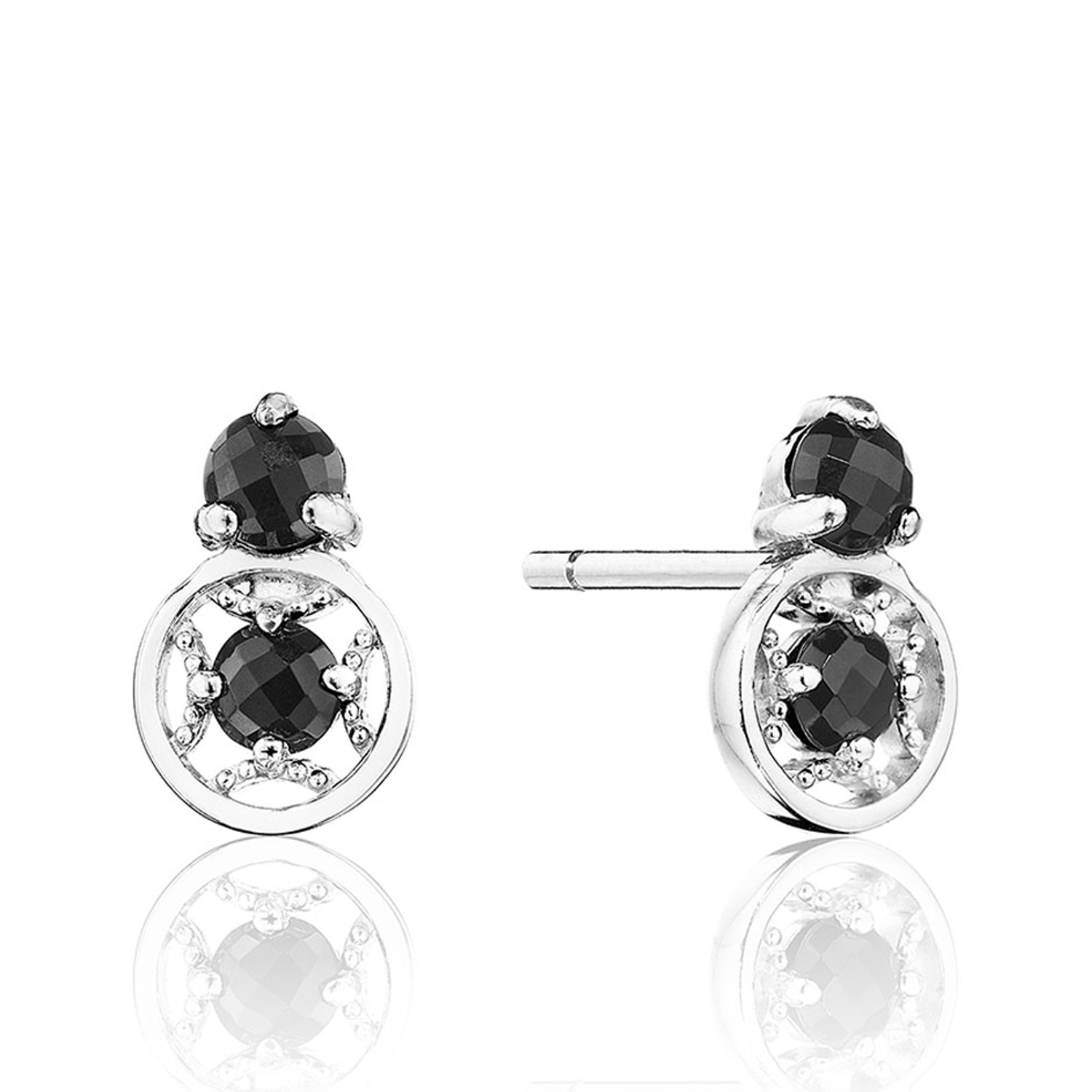Tacori SE25419 Petite Gemstone Earrings with Black Onyx