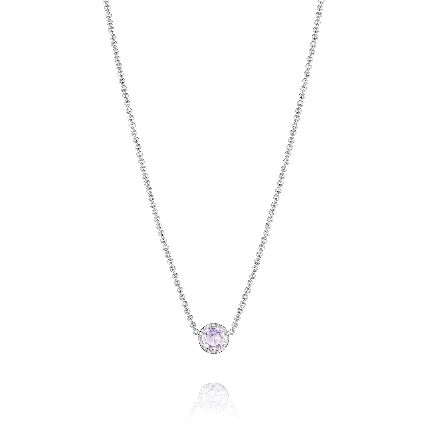 Tacori SN15413 Lilac Blossoms Petite Floating Bezel Necklace