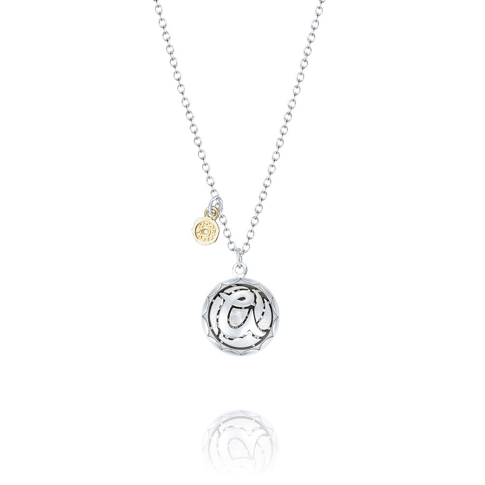SN198 Tacori Love Letters Monogram Necklace