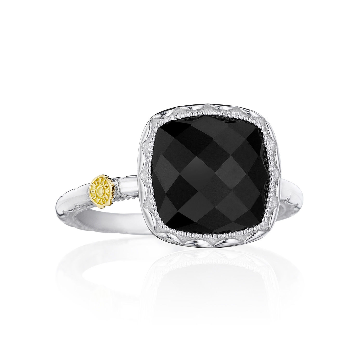 Tacori SR23119 Cushion Gem Ring with Black Onyx