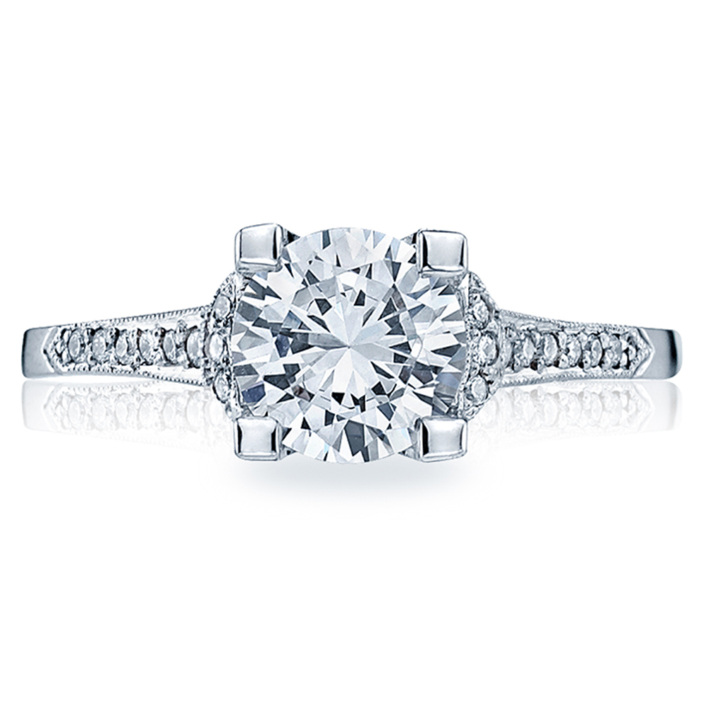 2604RD75 Platinum Simply Tacori Engagement Ring