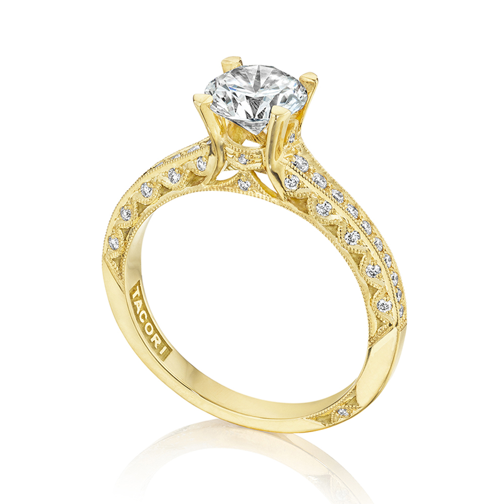 Tacori 2616RD65Y 18 Karat Tacori Gold Engagement Ring TQ Tacori 2616RD65Y 18 Karat Tacori Gold Engagement Ring TQ