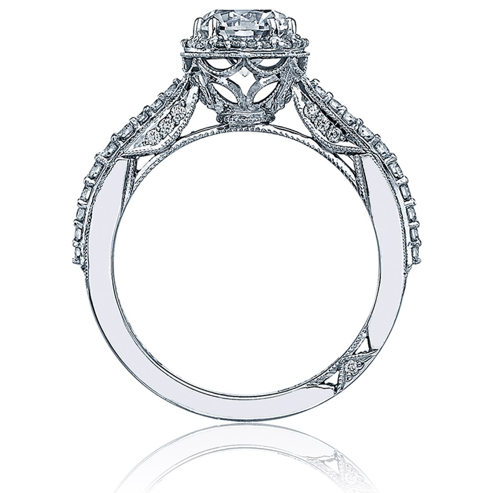 2641RDP65 Tacori Dantela Platinum Engagement Ring