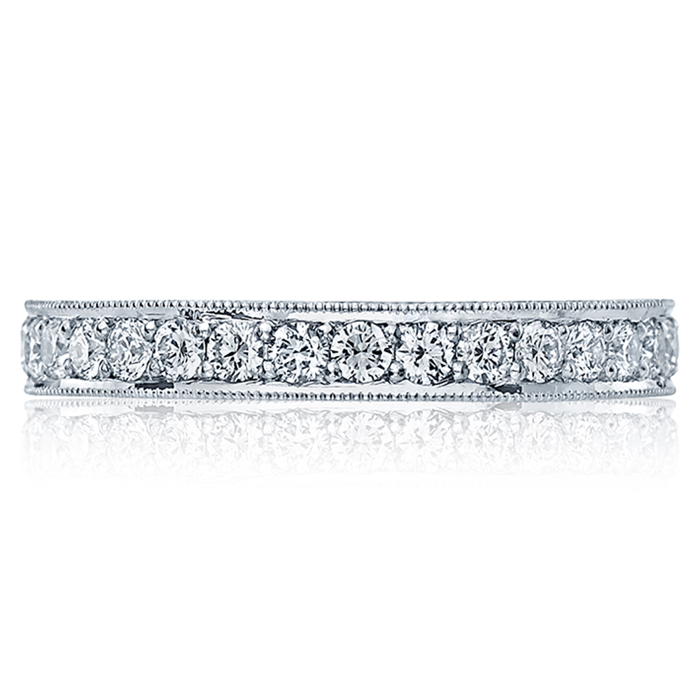 HT2605B Platinum Tacori RoyalT Diamond Wedding Ring