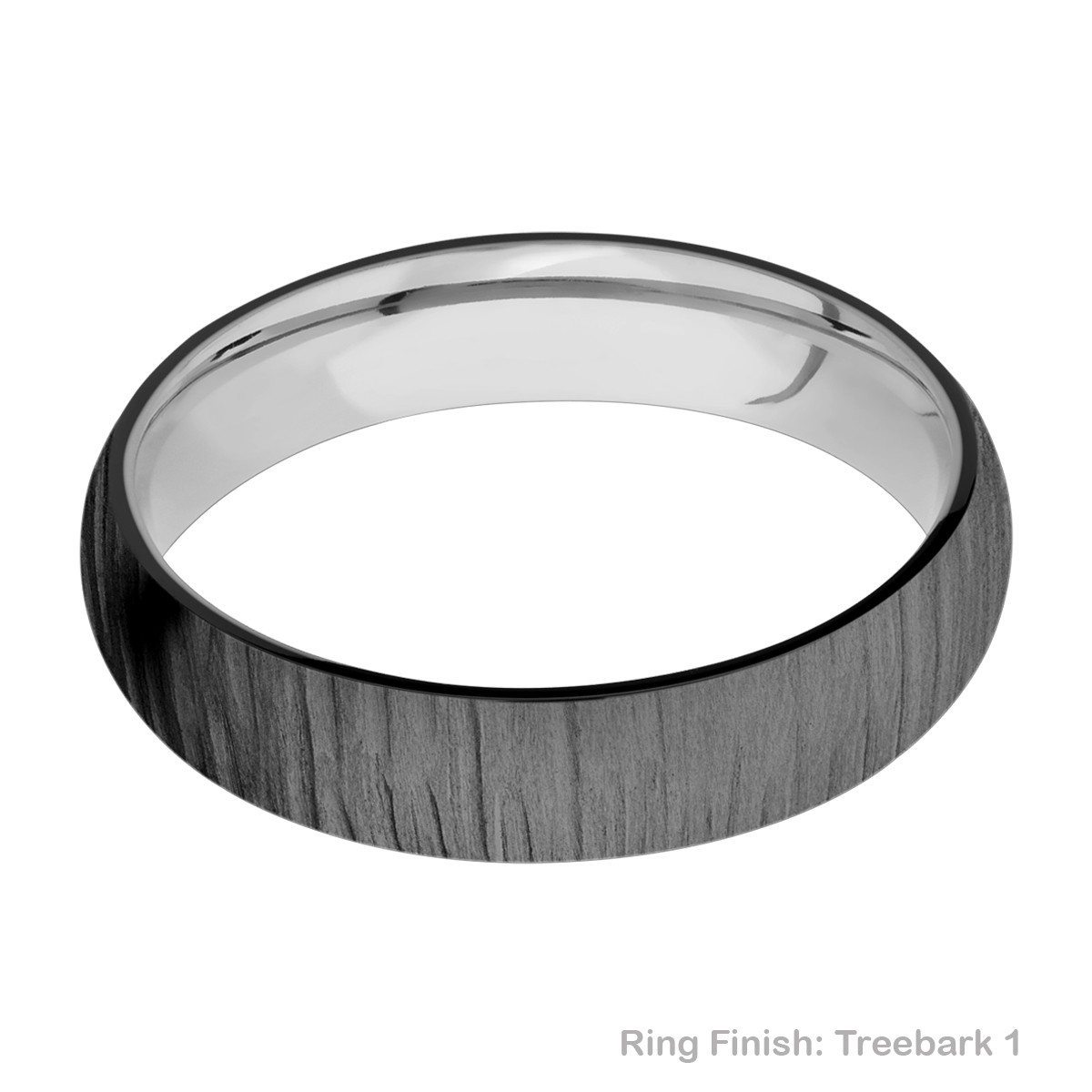 Lashbrook TISLEEVEZ5D Zirconium and Titanium Wedding Ring or Band Alternative View 10