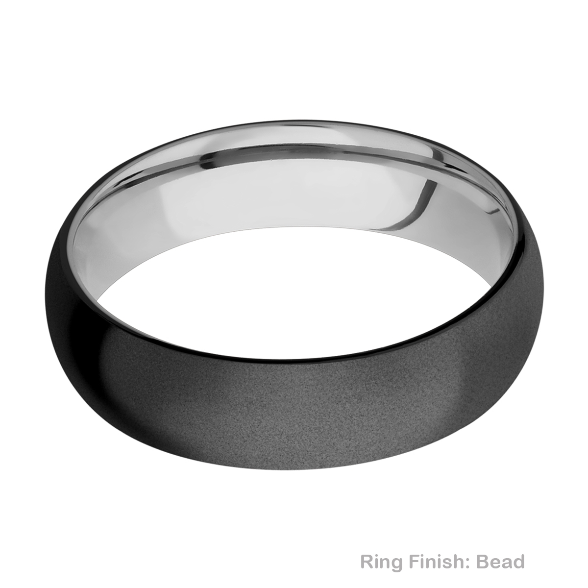 Lashbrook TISLEEVEZ6D Zirconium and Titanium Wedding Ring or Band