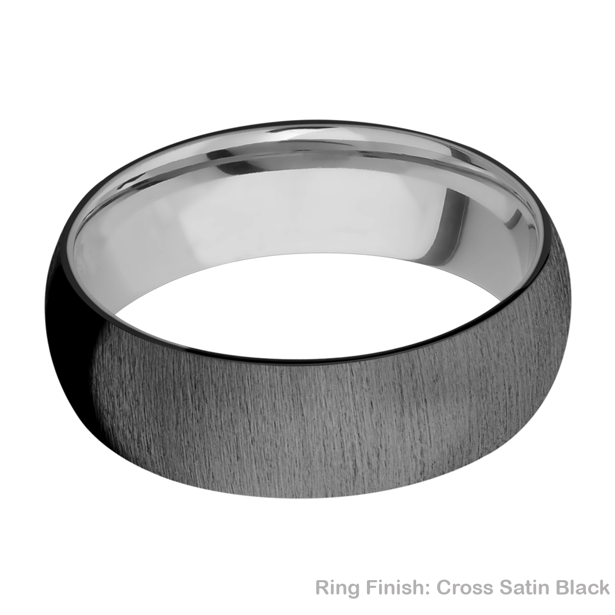 Lashbrook TISLEEVEZ7D Zirconium and Titanium Wedding Ring or Band