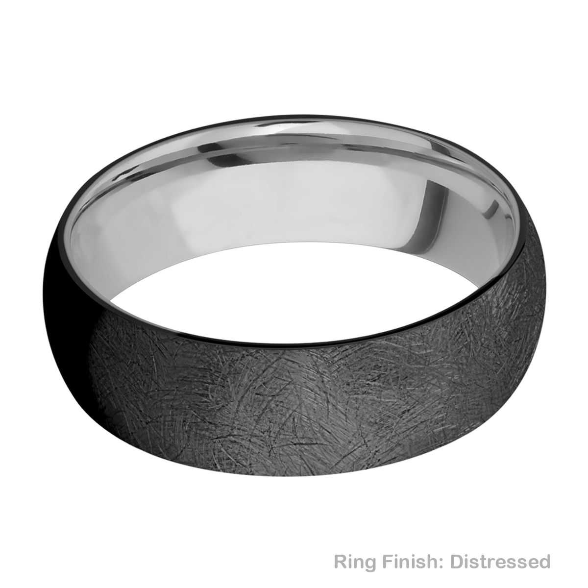 Lashbrook TISLEEVEZ7D Zirconium and Titanium Wedding Ring or Band