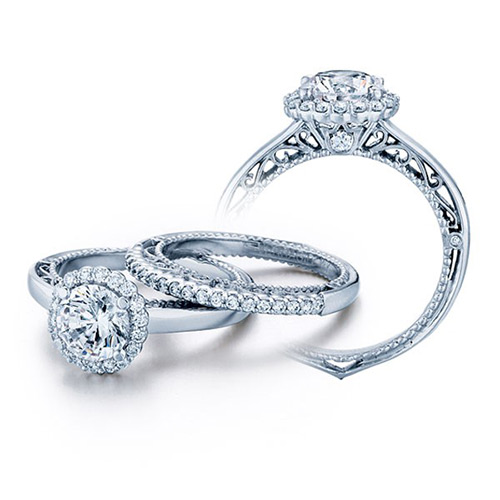 Verragio Venetian-5019R Platinum Engagement Ring