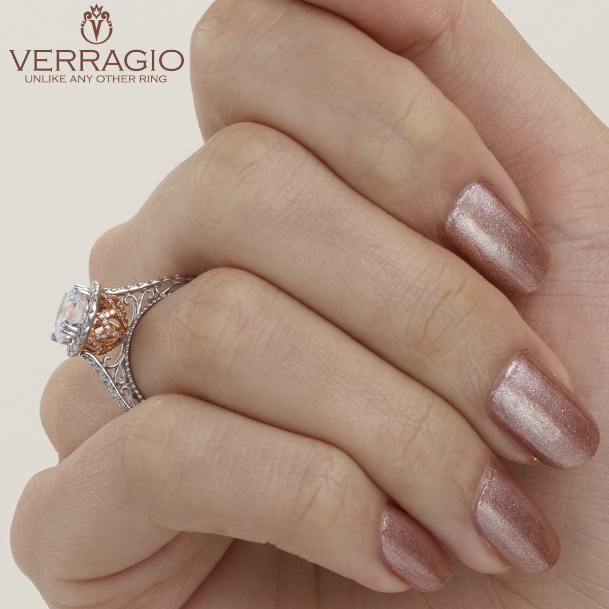 Verragio Venetian-5061R-TT 18 Karat Engagement Ring