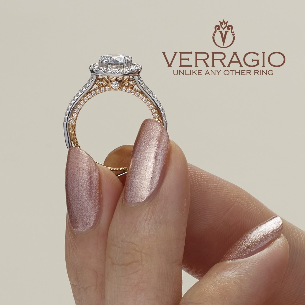 Verragio Venetian-5067R-2WR 18 Karat Engagement Ring