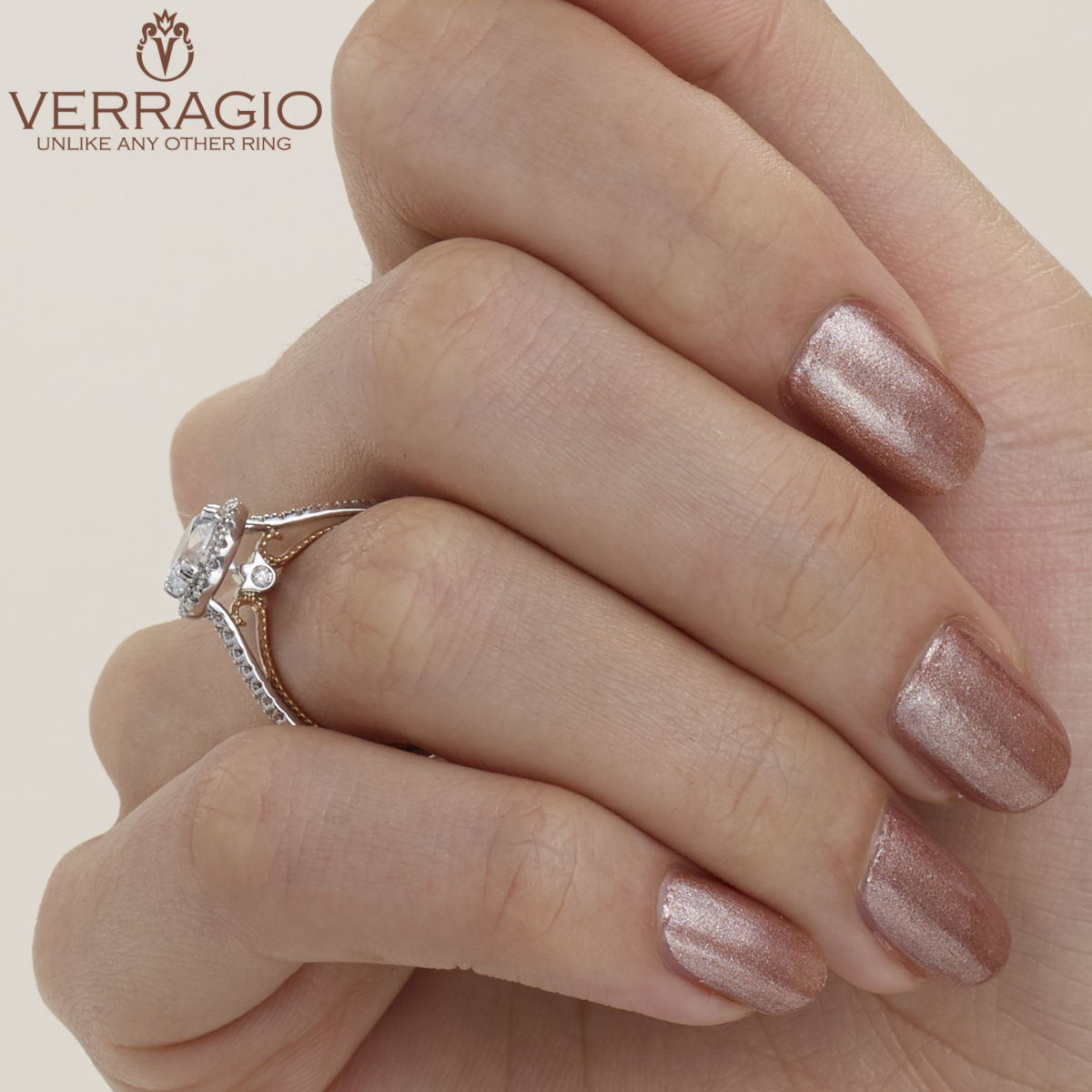 Verragio Couture-0420R-TT 14 Karat Engagement Ring Alternative View 5