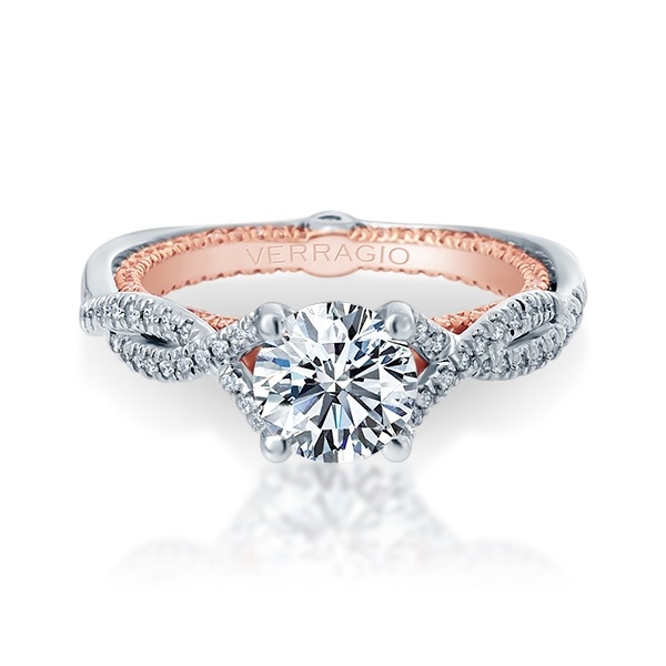 Verragio Couture-0421DR-TT 14 Karat Engagement Ring