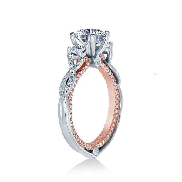 Verragio Couture-0423DR-TT Platinum Engagement Ring Alternative View 1
