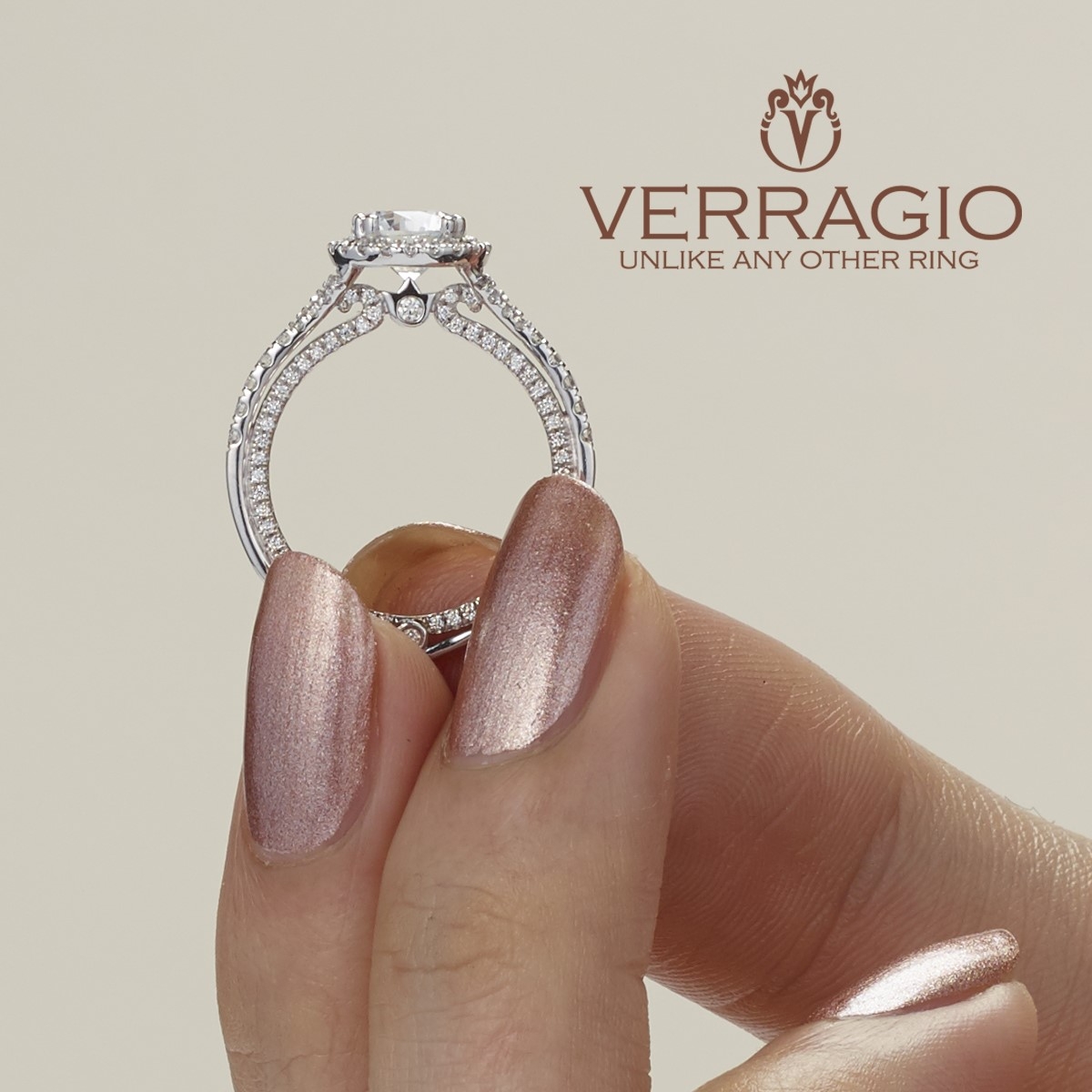 Verragio Couture-0424DR 14 Karat Engagement Ring Alternative View 4