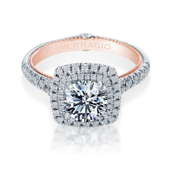 Verragio Couture-0425CU-TT Platinum Engagement Ring