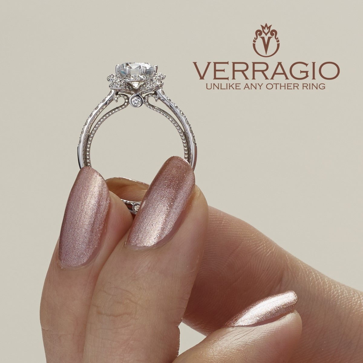 Verragio Couture-0428R 14 Karat Engagement Ring Alternative View 4